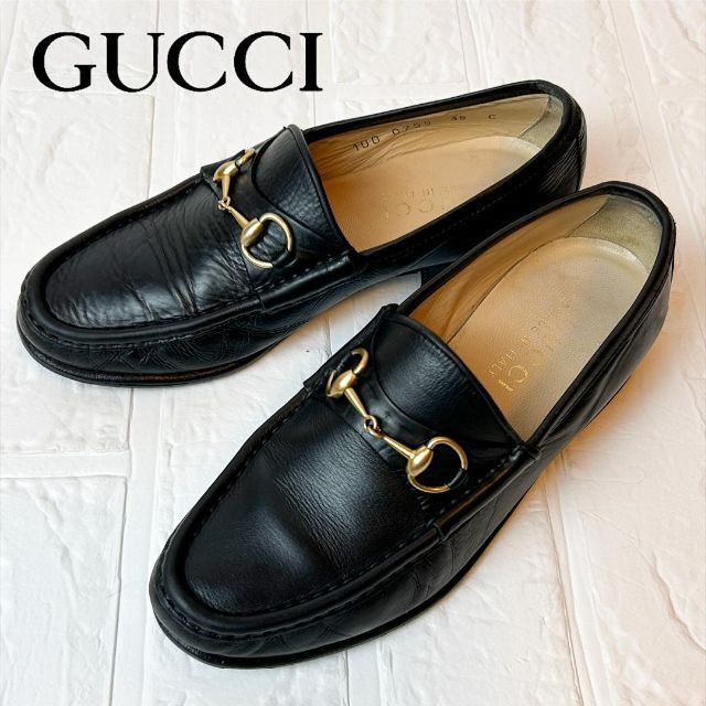 Gucci(グッチ)のGUCCI グッチ　ローファー　ホースビットローファー　35C（22cm相当） レディースの靴/シューズ(ローファー/革靴)の商品写真