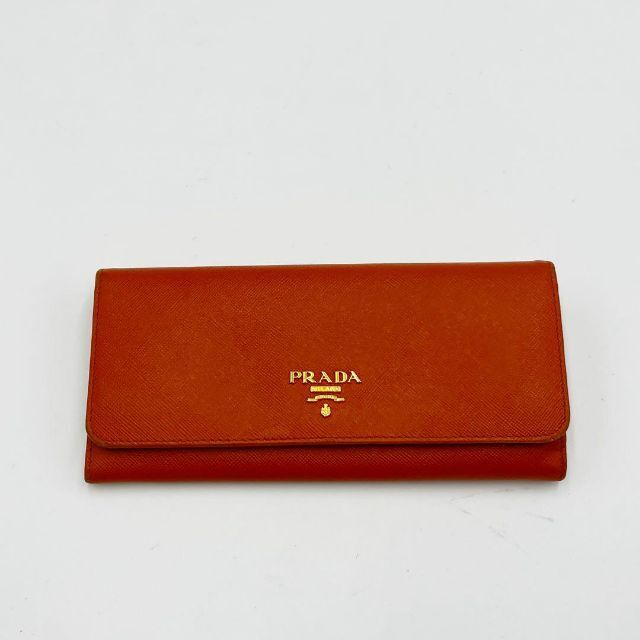 PRADA(プラダ)の美品】PRADA プラダ 1M1349 二つ折り 長財布 財布 Wホック レディースのファッション小物(財布)の商品写真