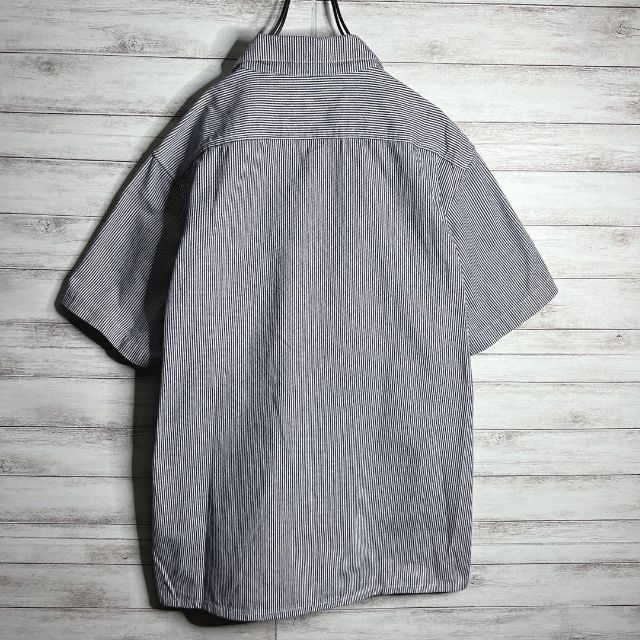【入手困難!!】シュプリーム ✈︎刺繍 ハーフジップ ワークシャツ 半袖シャツL
