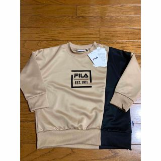 フィラ(FILA)のFILA ベージュ　トレーナー　110(Tシャツ/カットソー)