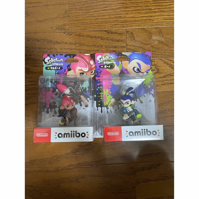 amiibo スプラトゥーン　ボーイ、タコボーイ 2体セット エンタメ/ホビーのフィギュア(ゲームキャラクター)の商品写真