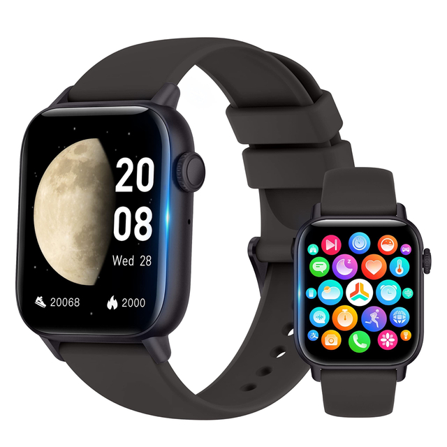 スマートウォッチ Bluetooth 5.3 HD大画面 防水 通知 腕時計 メンズの時計(腕時計(デジタル))の商品写真