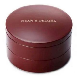 ディーンアンドデルーカ(DEAN & DELUCA)のDEAN&DELUCA 丸二段重 銀朱八分ツヤ仕上げ(レッド)(弁当用品)