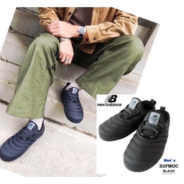 New Balance(ニューバランス)の超入手困難✨✨新品✨28✨NB CARAVAN MOC SUFMOC✨黒 メンズの靴/シューズ(スニーカー)の商品写真