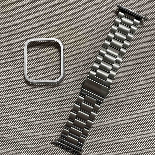 Apple Watch 38/40/41 mm用 ステンレスバンド ケース メンズの時計(金属ベルト)の商品写真