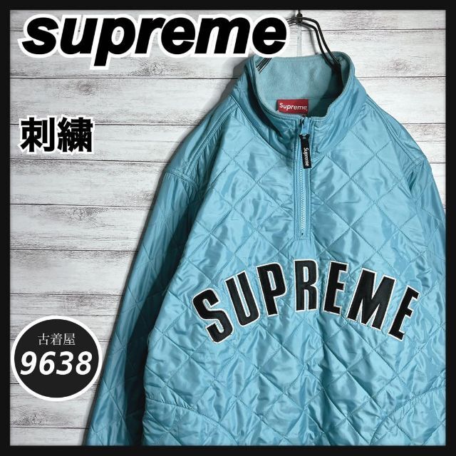 supreme シュプリーム 17ss ハーフジップスウェット