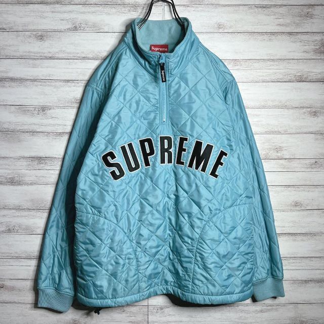 「即完」supreme アーチロゴジャケット