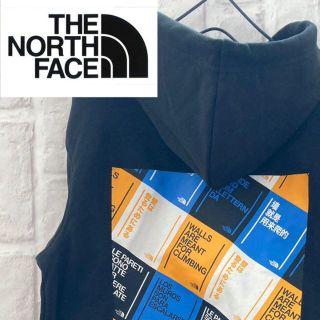 ザノースフェイス(THE NORTH FACE)の【新品未使用】ノースフェイス  パーカー ユニセックス ブラック XXS ロゴ(パーカー)