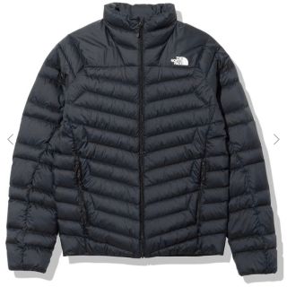 ザノースフェイス(THE NORTH FACE)のノースフェイス　美品サンダージャケット　ブラック　Lサイズ(ダウンジャケット)