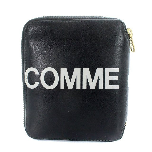 コムデギャルソン COMME des GARCONS 財布 二つ折り 黒 白