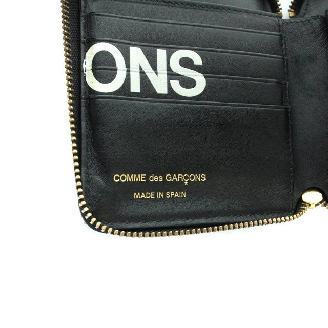 COMME des GARCONS(コムデギャルソン)のコムデギャルソン COMME des GARCONS 財布 二つ折り 黒 白 レディースのファッション小物(財布)の商品写真