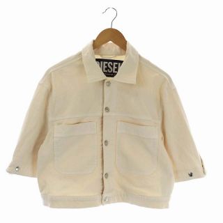 ディーゼル(DIESEL)のディーゼル ジャケット ハーフスリーブ フリル Gジャン 七分袖 前開き XS(Gジャン/デニムジャケット)