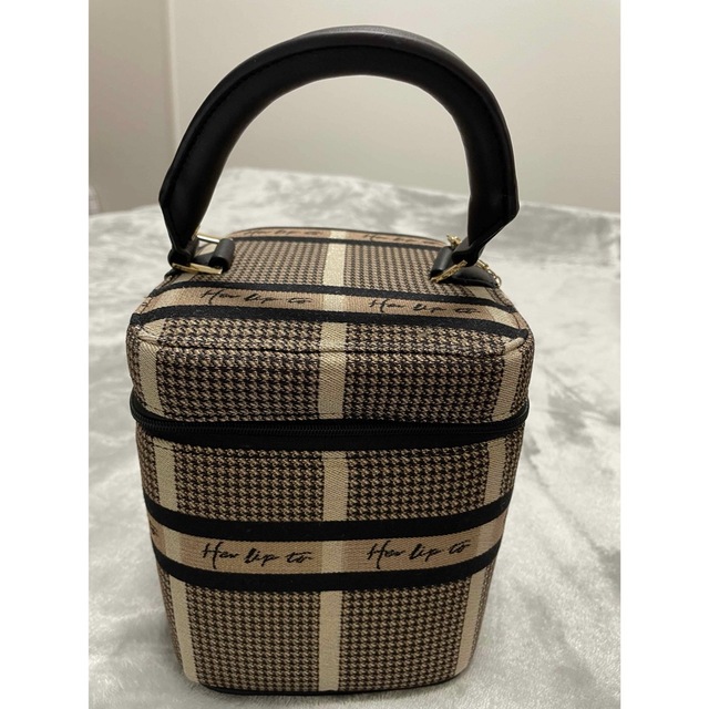 HLT Jacquard Vanity Bag Gold