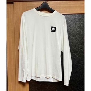 ロゴス(LOGOS)のLOGOS ロゴス Tシャツ ロンＴ 白 (Tシャツ/カットソー(七分/長袖))