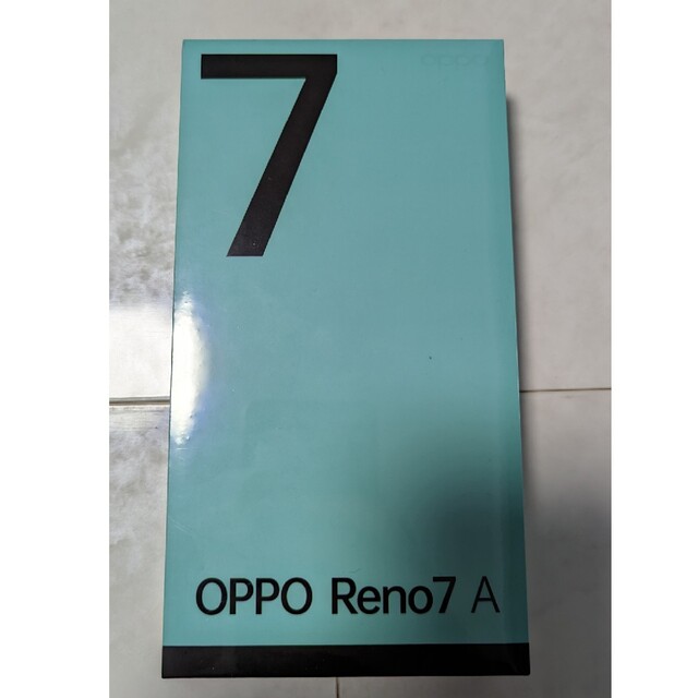 新品　シュリンク未開封品　スターリーブラック　OPPO Reno7 A