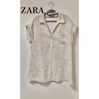 ザラ(ZARA)の綺麗めチュニック　ピアスおまけ付き(チュニック)