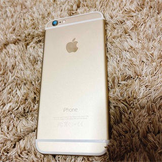 アイフォーン(iPhone)のiPhone 6 Gold 64 GB バッテリー90%(スマートフォン本体)