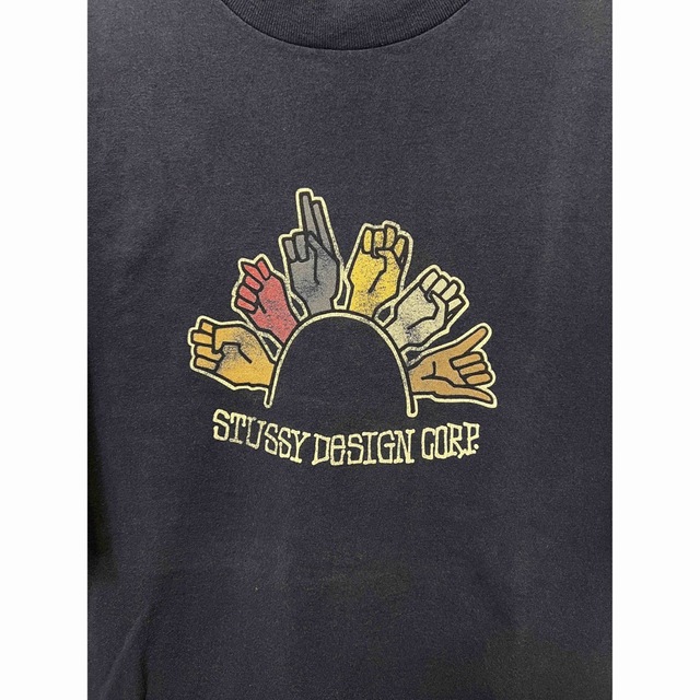 STUSSY - STUSSY old 80s USA製 Tシャツ ビンテージ ハンド STUSSY - STUSSY old 80s USA製 Tシャツ ビンテージ ハンド