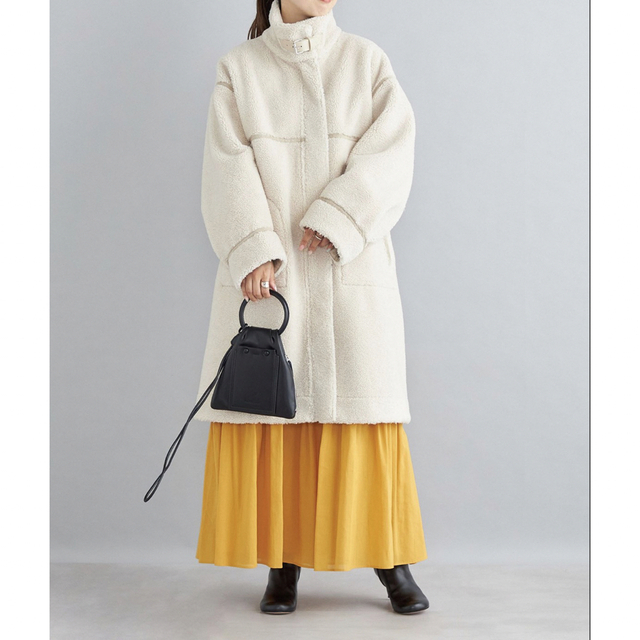 シップス☆フェイクムートン リバーシブル ミディコート 【ネット限定】 store.alasdkamall.com