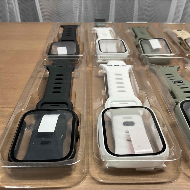 Apple Watch(アップルウォッチ)のApple Watch ケース バンド セット 韓国 シンプル コーデ 高品質 メンズの時計(ラバーベルト)の商品写真