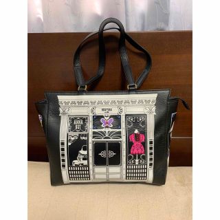 ANNA SUI - アナスイのニューヨークブティック柄刺繍入りトートバッグ