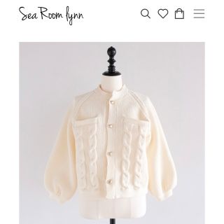 searoomlynn WideRIBモールニットジャケット ニット ジャケット