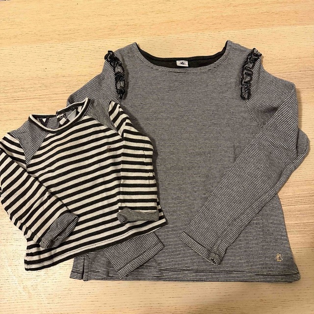 PETIT BATEAU(プチバトー)のプチバトー ロンT 140㎝ キッズ/ベビー/マタニティのキッズ服女の子用(90cm~)(Tシャツ/カットソー)の商品写真