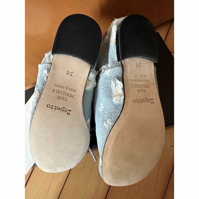 repetto(レペット)のちび様  新品、未使用 レペット 34サイズ  キッズ/ベビー/マタニティのキッズ靴/シューズ(15cm~)(フォーマルシューズ)の商品写真