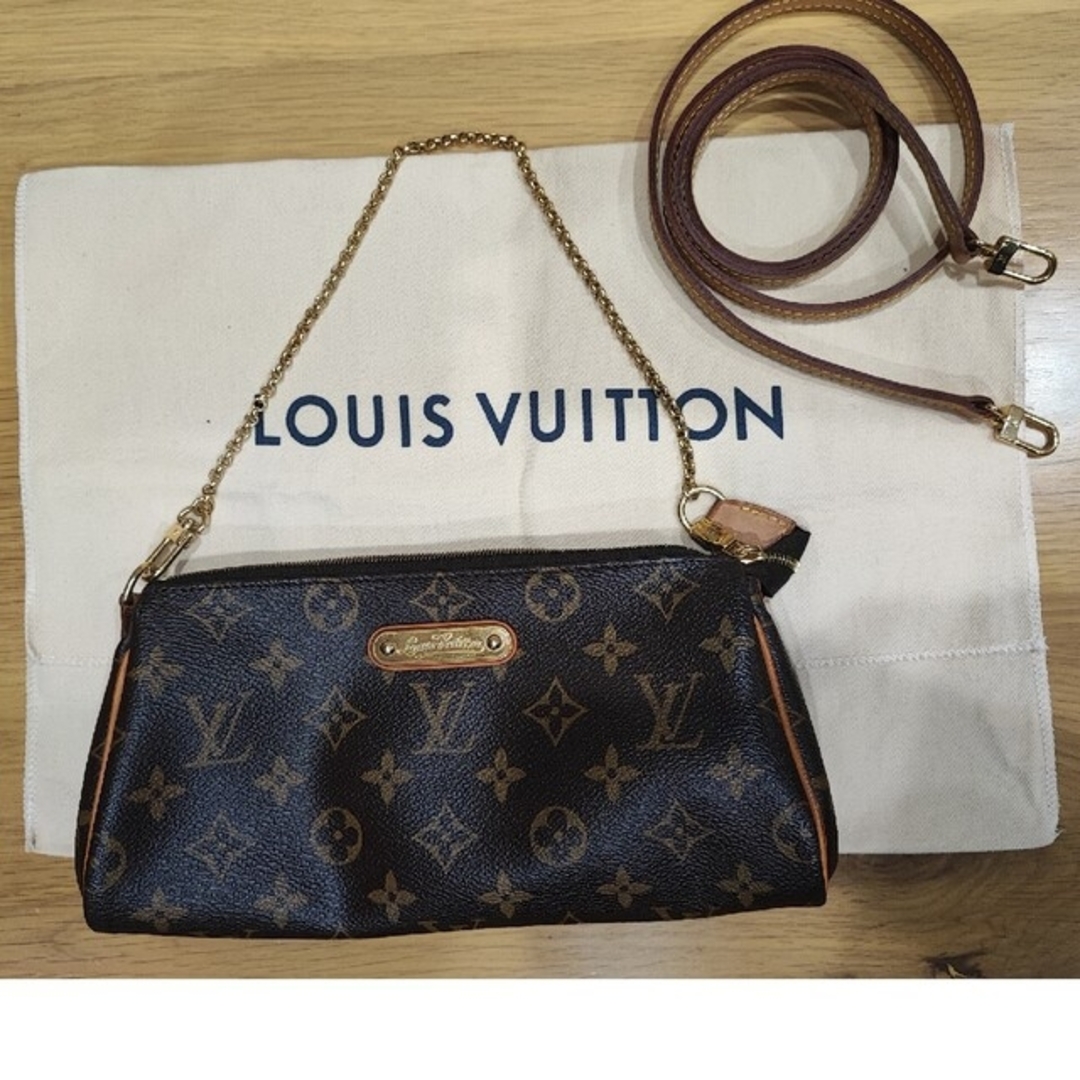 LOUIS VUITTON エヴァ 2WAY ショルダーバッグ チェーンバッグ