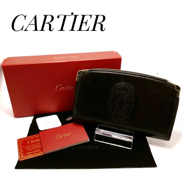 【美品】CARTIER 長財布 財布 カルティエ マルチェロ長財布