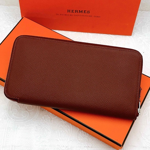 正規品】 Hermes 値下げ不可❣️ エルメス 長財布 アザップ シルクイン