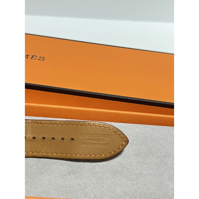 Hermes(エルメス)のApple Watch エルメス ヴォー・スウィフト シンプルトゥール オレンジ メンズの時計(レザーベルト)の商品写真
