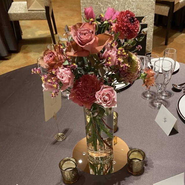 10枚SET 【結婚式】ラウンドミラー　円形ミラー　テーブルミラーゲストテーブル装飾