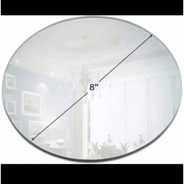 10枚SET 【結婚式】ラウンドミラー　円形ミラー　テーブルミラー ハンドメイドのウェディング(その他)の商品写真