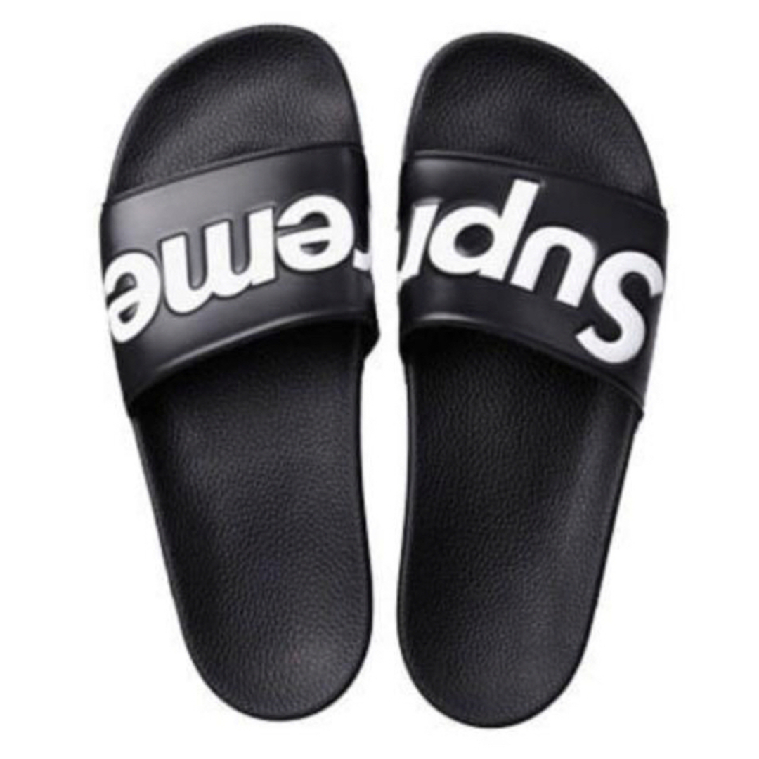 14ss Supreme Sandals US9 BLACK サンダル 黒