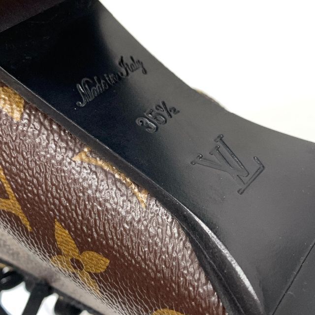 LOUIS VUITTON(ルイヴィトン)の6186 ヴィトン スタートレイルライン モノグラム レザー アンクルブーツ レディースの靴/シューズ(ブーツ)の商品写真