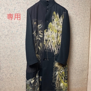 【求】yohji yamamoto pour homme 19aw 金刺繍コートチェスターコート