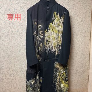 【求】yohji yamamoto pour homme 19aw 金刺繍コートチェスターコート