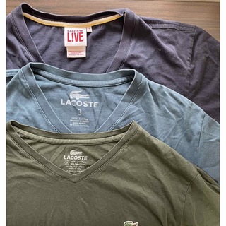 ラコステ(LACOSTE)のラコステ 半袖Tシャツ 3枚セット サイズ3(Tシャツ/カットソー(半袖/袖なし))