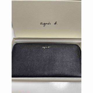 アニエスベー(agnes b.)のアニエスベー　長財布　ブラック(財布)