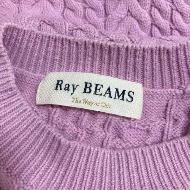 RAY BEAMS セーター　S パープル