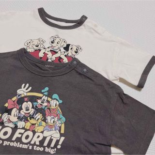 フタフタ(futafuta)のディズニープリントtシャツ2枚セット(Ｔシャツ)