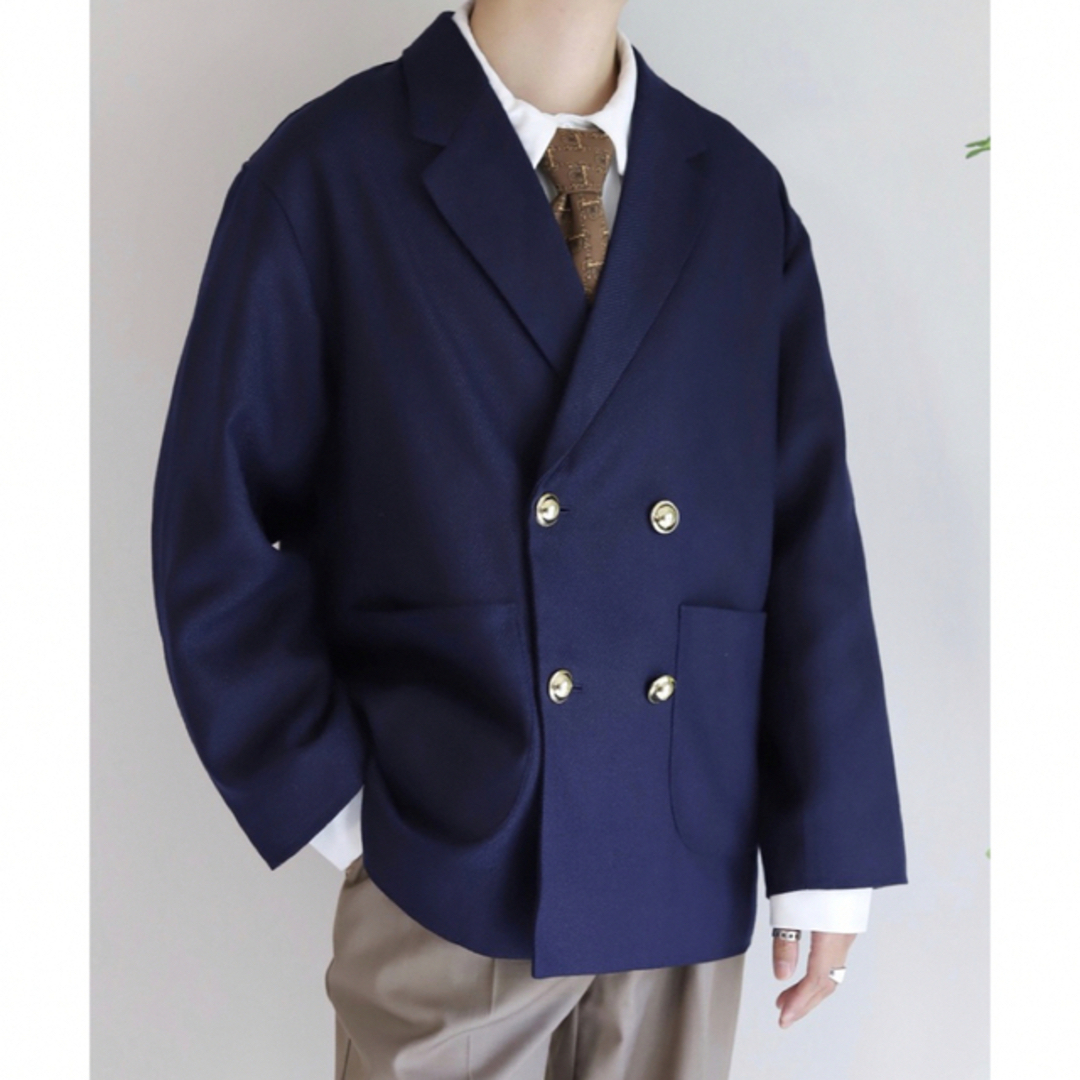 coen(コーエン)の【完売品＆美品】 ルーズシルエット ダブルジャケット【coen×Mr.SZK】 メンズのジャケット/アウター(テーラードジャケット)の商品写真