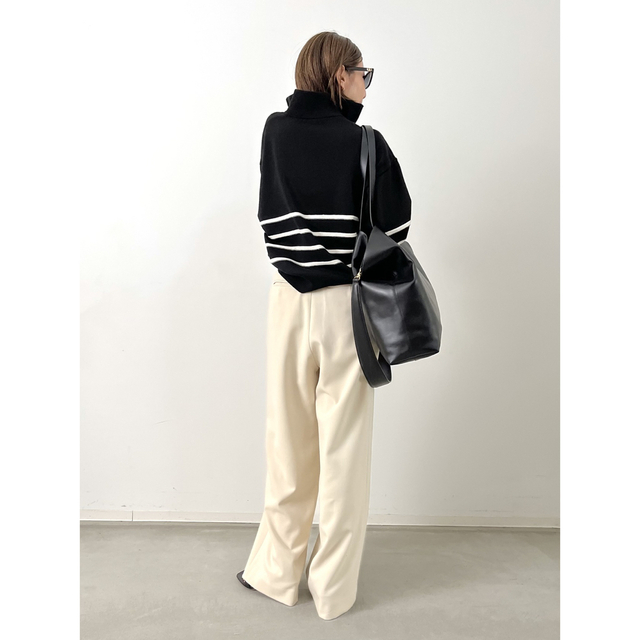 レディース 【GOOD GRIEF/グッドグリーフ】Border Zip Knit TOP 価格は