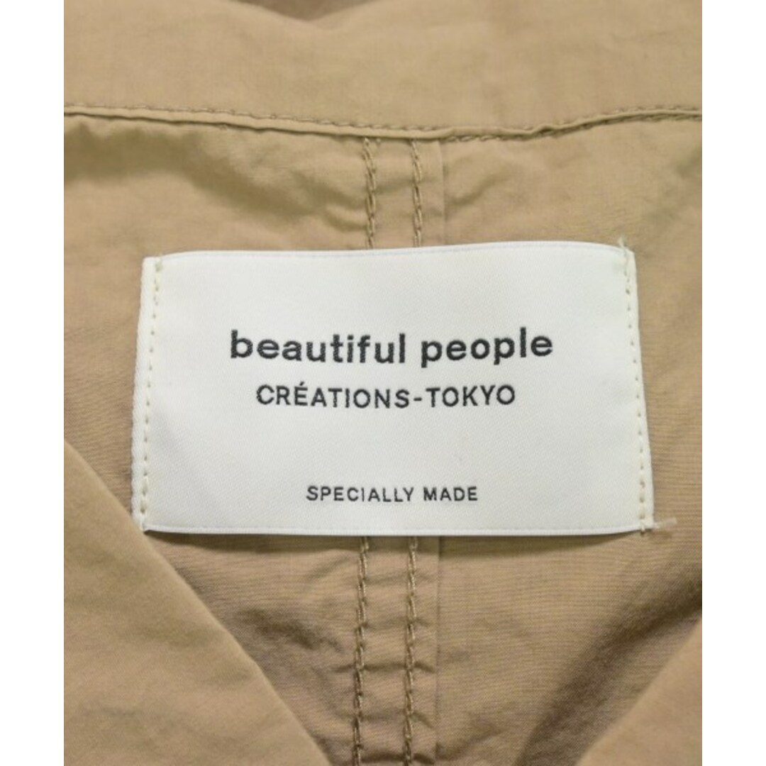 beautiful people ステンカラーコート 42(XS位) ベージュ