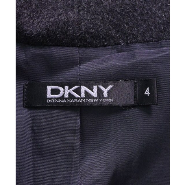 DKNY(ダナキャランニューヨーク)のDKNY ディーケーエヌワイ コート（その他） 4(XL位) チャコールグレー 【古着】【中古】 レディースのジャケット/アウター(その他)の商品写真