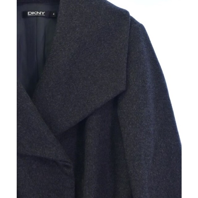 DKNY(ダナキャランニューヨーク)のDKNY ディーケーエヌワイ コート（その他） 4(XL位) チャコールグレー 【古着】【中古】 レディースのジャケット/アウター(その他)の商品写真