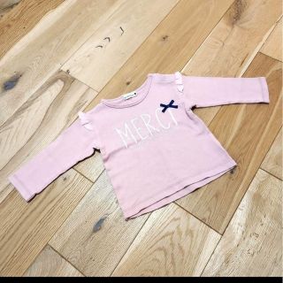 ブランシェス(Branshes)のbranshes ブランシェス 長袖 Tシャツ カットソー 90サイズ ピンク(Tシャツ/カットソー)