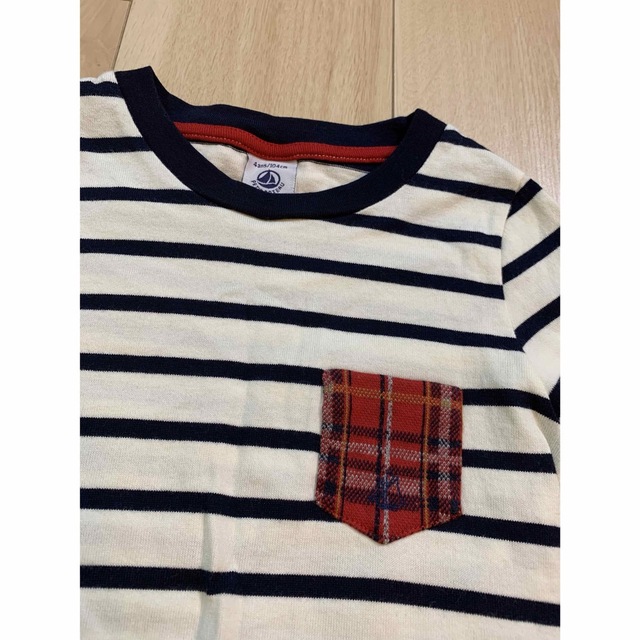 美品 プチバトー ボーダー カットソー
