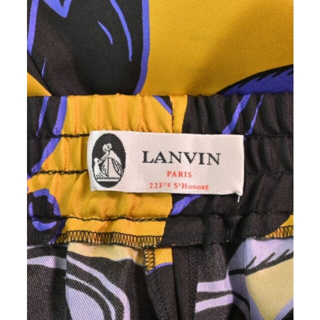 LANVIN ランバン パンツ（その他） 34(XS位) 黄x黒x紫(総柄)